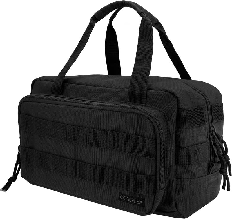 COREFLEX 12-Inch Heavy Duty Tool Bag, Tactical, Gear, Range, EDC,Tool Bag for cars, Multi-Purpose Work Bag for Mechanics,Electrician,Carpenters,Builders,Plumbers 12" X 7" X 7" (Black) - Image 1